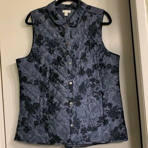 NWOT J.Jill Quilted Vest
